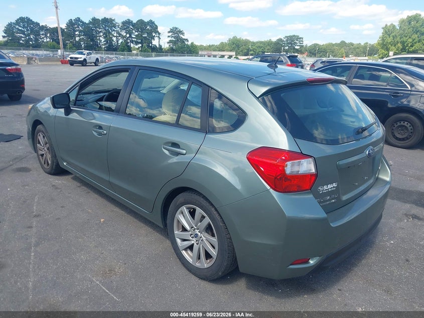 2015 Subaru Impreza VIN JF1GPAC65FH242587 IAAI salvage auction — RIGHT SIDE, Salvage (Georgia), sold $275 on 2026-07-29 (photo 3)
