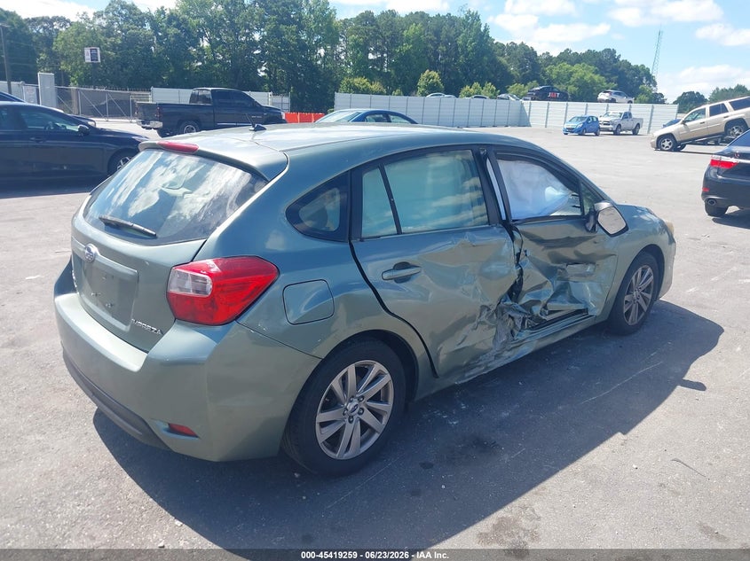 2015 Subaru Impreza VIN JF1GPAC65FH242587 IAAI salvage auction — RIGHT SIDE, Salvage (Georgia), sold $275 on 2026-07-29 (photo 4)