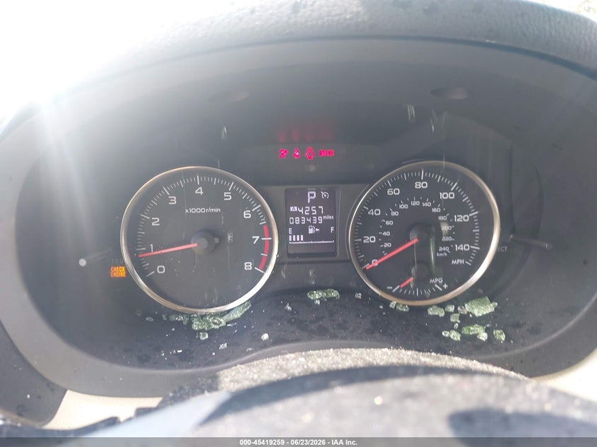 2015 Subaru Impreza VIN JF1GPAC65FH242587 IAAI salvage auction — RIGHT SIDE, Salvage (Georgia), sold $275 on 2026-07-29 (photo 7)