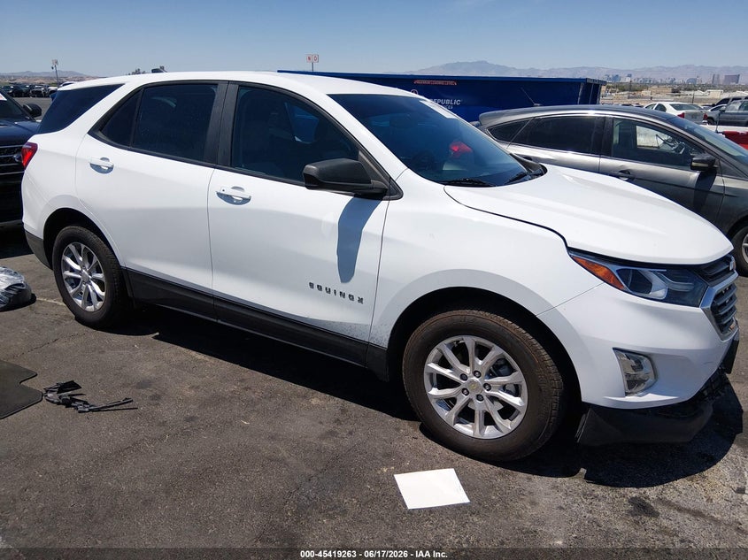 2021 Chevrolet Equinox VIN 3GNAX5EV7MS143714 IAAI salvage auction — LEFT SIDE, Salvage Title, sold $2,800 on 2026-07-24 (photo 1)