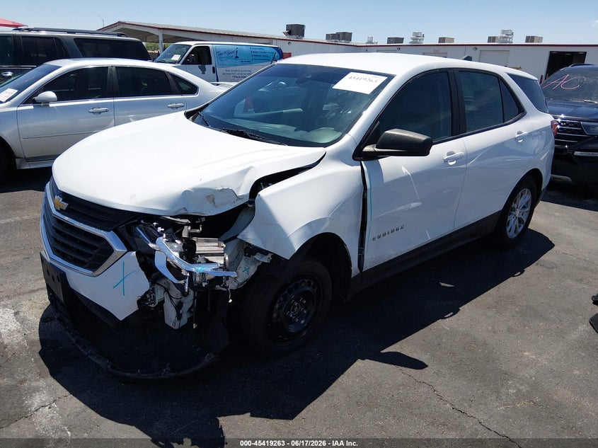 2021 Chevrolet Equinox VIN 3GNAX5EV7MS143714 IAAI salvage auction — LEFT SIDE, Salvage Title, sold $2,800 on 2026-07-24 (photo 2)
