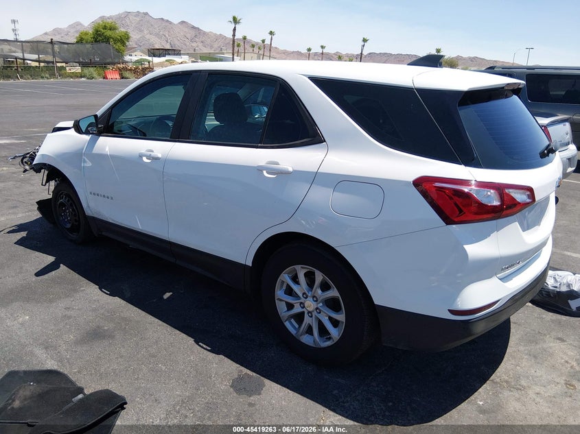 2021 Chevrolet Equinox VIN 3GNAX5EV7MS143714 IAAI salvage auction — LEFT SIDE, Salvage Title, sold $2,800 on 2026-07-24 (photo 3)