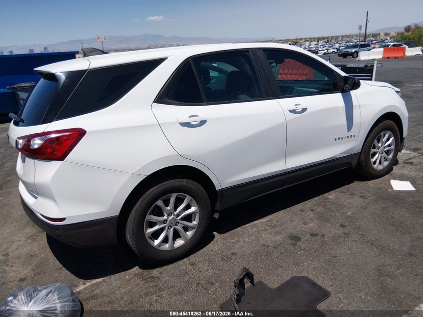 2021 Chevrolet Equinox VIN 3GNAX5EV7MS143714 IAAI salvage auction — LEFT SIDE, Salvage Title, sold $2,800 on 2026-07-24 (photo 4)