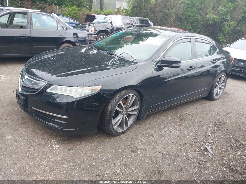 2016 Acura Tlx VIN 19UUB3F52GA000569 IAAI salvage auction — REAR END, Salvage (Rhode Island), sold $3,500 on 2026-08-01 (photo 2)