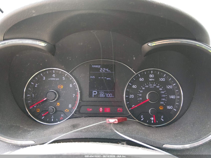 2016 Kia Forte VIN KNAFX4A63G5507968 IAAI salvage auction — NORMAL WEAR, Clear (Florida), sold $1,225 on 2026-07-08 (photo 7)