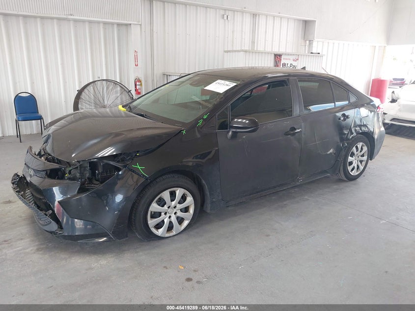 2021 Toyota Corolla VIN 5YFEPMAE8MP157385 IAAI salvage auction — FRONT END, Rebuildable (Florida), sold $2,650 on 2026-07-29 (photo 2)