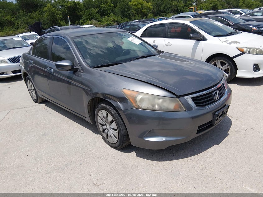 2008 Honda Accord VIN JHMCP26368C076224 IAAI salvage auction — LEFT REAR, Original (Texas), sold $1,050 on 2026-07-20 (photo 1)