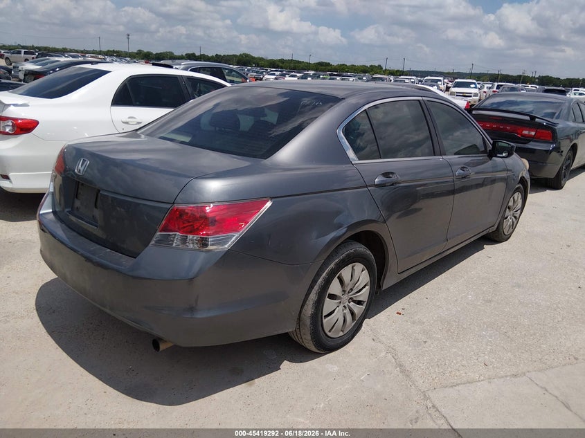 2008 Honda Accord VIN JHMCP26368C076224 IAAI salvage auction — LEFT REAR, Original (Texas), sold $1,050 on 2026-07-20 (photo 4)