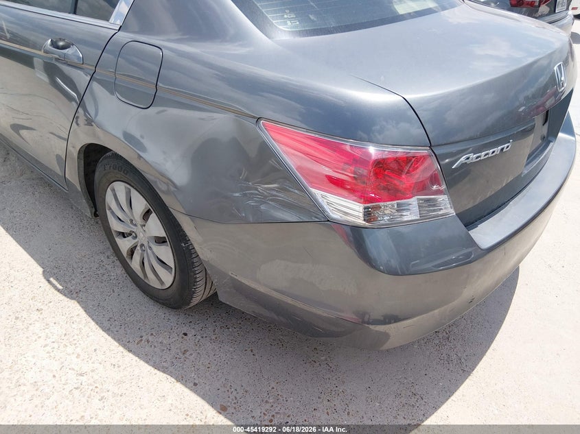 2008 Honda Accord VIN JHMCP26368C076224 IAAI salvage auction — LEFT REAR, Original (Texas), sold $1,050 on 2026-07-20 (photo 6)