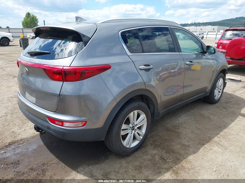 2017 Kia Sportage VIN KNDPMCAC9H7054980 IAAI salvage auction — FRONT END, Bill Of Sale (Washington), sold $2,850 on 2026-07-07 (photo 4)