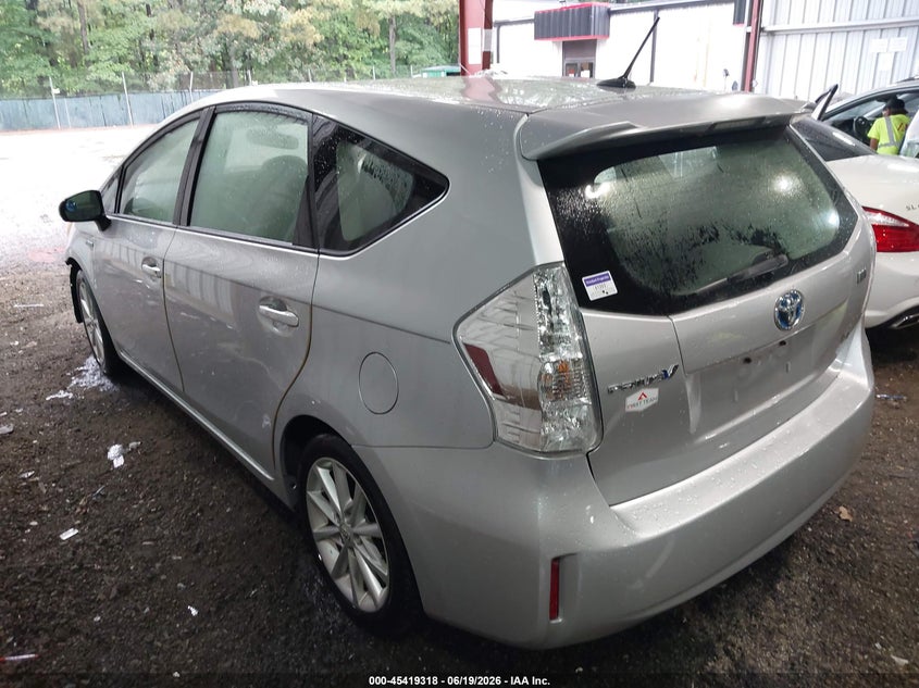 2013 Toyota Prius v VIN JTDZN3EU3D3213602 IAAI salvage auction — FRONT END, Clear (Virginia), sold $3,000 on 2026-07-09 (photo 3)