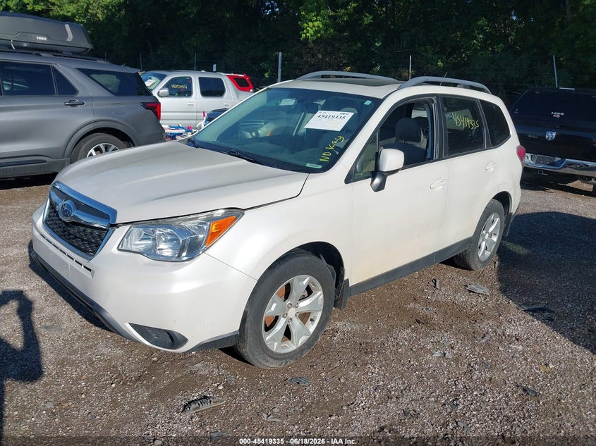 2014 Subaru Forester VIN JF2SJAEC8EH511075 IAAI salvage auction — NORMAL WEAR, Clear (Indiana), sold $800 on 2026-07-29 (photo 2)