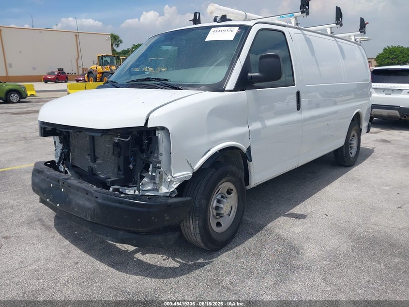 2024 Chevrolet Express VIN 1GCWGAF78R1179279 IAAI salvage auction — ALL OVER, Salvage - Greater Than 75% (Maryland), sold $7,700 on 2026-08-20 (photo 2)