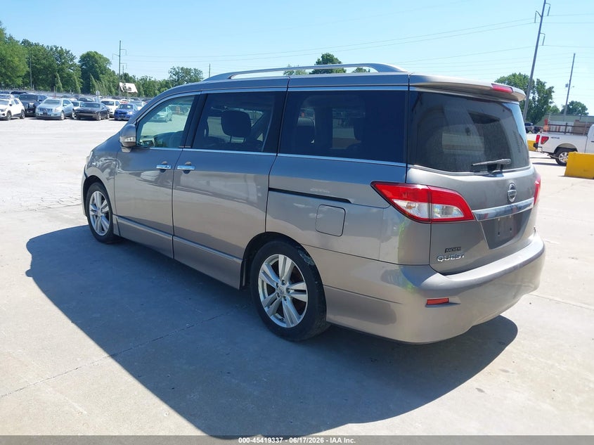 2011 Nissan Quest VIN JN8AE2KP3B9006034 IAAI salvage auction — UNKNOWN, Clear (Missouri), sold $425 on 2026-07-09 (photo 3)
