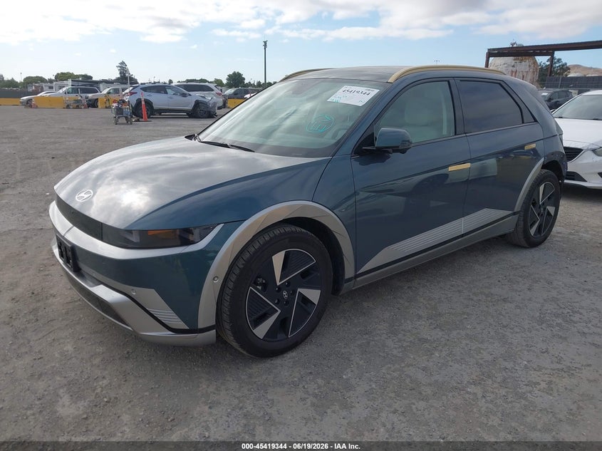 2025 Hyundai Ioniq 5 VIN 7YAKR4DA7SY002978 IAAI salvage auction — REAR END, Salvage (California), sold $14,600 on 2026-07-30 (photo 2)
