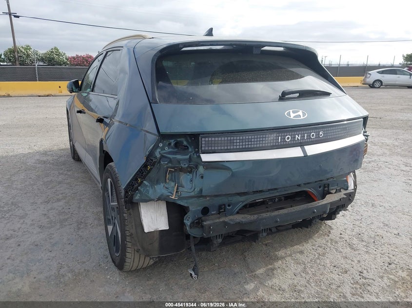 2025 Hyundai Ioniq 5 VIN 7YAKR4DA7SY002978 IAAI salvage auction — REAR END, Salvage (California), sold $14,600 on 2026-07-30 (photo 6)