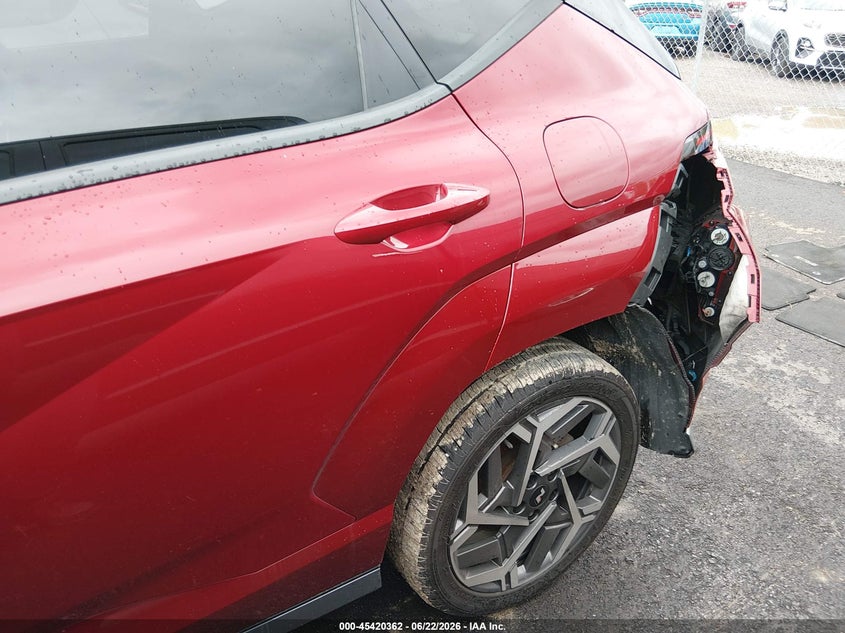 2024 Hyundai Kona VIN KM8HACA35RU094467 IAAI salvage auction — REAR END, Salvage Title, sold $6,000 on 2026-07-28 (photo 6)