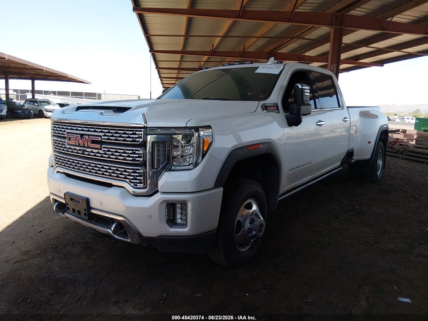 2022 Gmc VIN 1GT49WEYXNF107876 IAAI salvage auction — Burn Interior, Salvage Title, sold $27,850 on 2026-08-18 (photo 2)