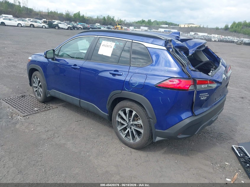 2023 Toyota Corolla cross VIN 7MUDAABG0PV067516 IAAI salvage auction — REAR END, Salvage Title, sold $8,100 on 2026-07-21 (photo 3)