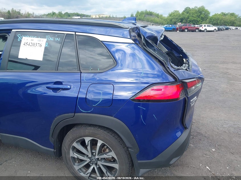 2023 Toyota Corolla cross VIN 7MUDAABG0PV067516 IAAI salvage auction — REAR END, Salvage Title, sold $8,100 on 2026-07-21 (photo 6)