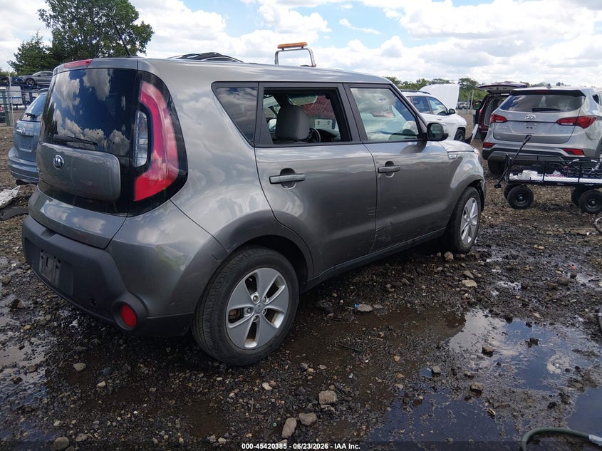 2016 Kia Soul VIN KNDJN2A29G7362119 IAAI salvage auction — RIGHT FRONT, Salvage (Ohio), sold $500 on 2026-07-29 (photo 4)
