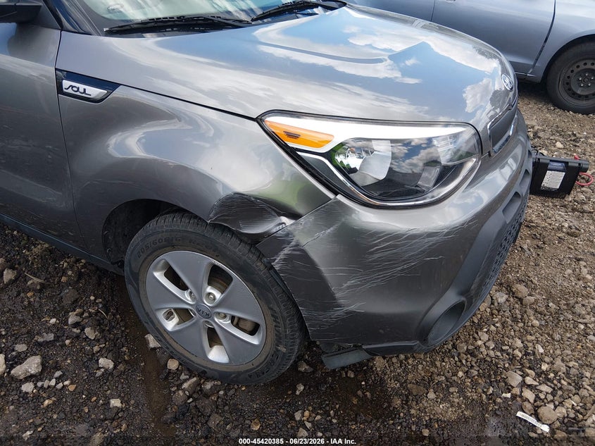 2016 Kia Soul VIN KNDJN2A29G7362119 IAAI salvage auction — RIGHT FRONT, Salvage (Ohio), sold $500 on 2026-07-29 (photo 6)