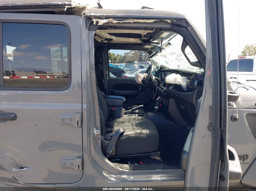 2021 Jeep Gladiator VIN 1C6HJTAG3ML543450 IAAI salvage auction — ROLLOVER, Salvage Title, sold $7,500 on 2026-08-30 (photo 5)
