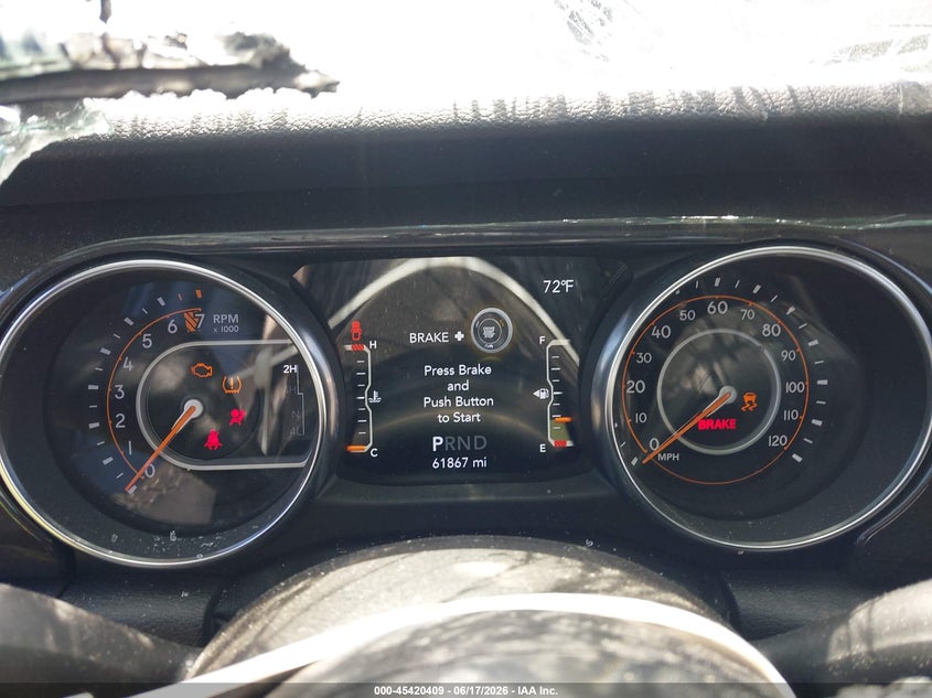 2021 Jeep Gladiator VIN 1C6HJTAG3ML543450 IAAI salvage auction — ROLLOVER, Salvage Title, sold $7,500 on 2026-08-30 (photo 7)