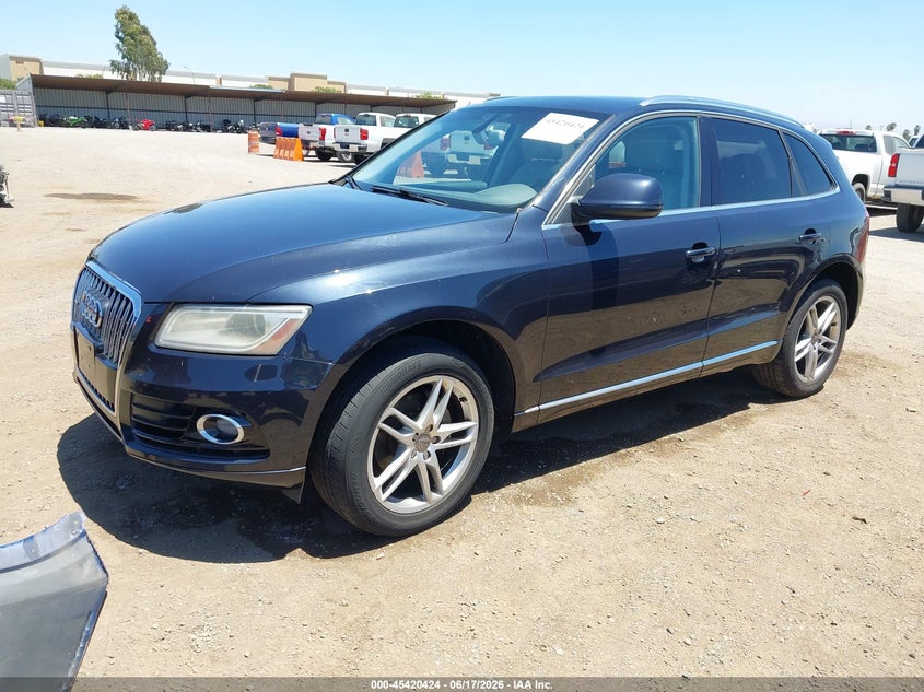 2014 Audi Q5 VIN WA1LFAFP1EA041156 IAAI salvage auction — NORMAL WEAR, Clear Salvage History (California), sold $775 on 2026-07-29 (photo 2)