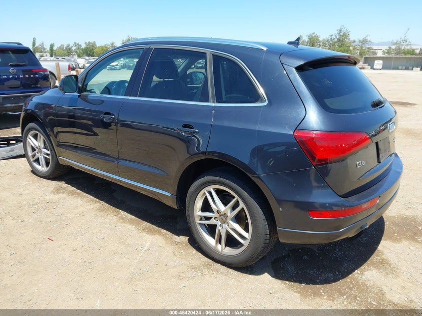 2014 Audi Q5 VIN WA1LFAFP1EA041156 IAAI salvage auction — NORMAL WEAR, Clear Salvage History (California), sold $775 on 2026-07-29 (photo 3)