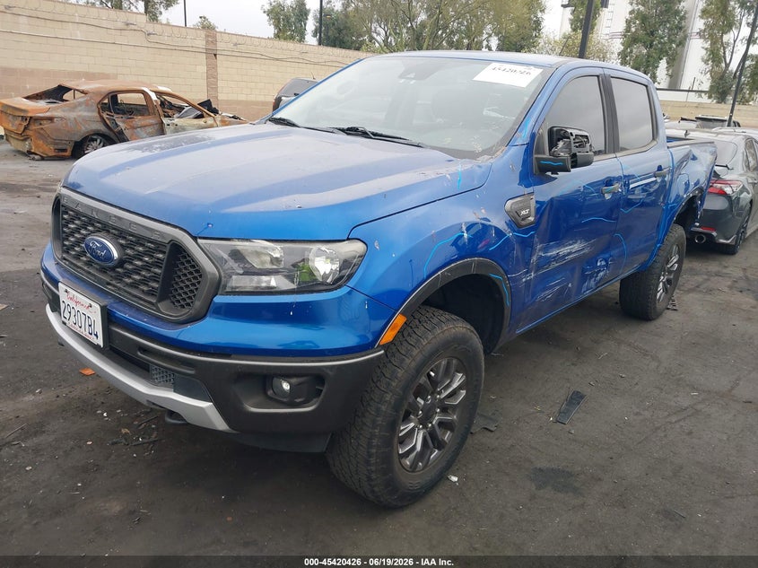 2020 Ford Ranger VIN 1FTER4EH2LLA59037 IAAI salvage auction — LEFT SIDE, Salvage Title, sold $6,700 on 2026-07-26 (photo 2)