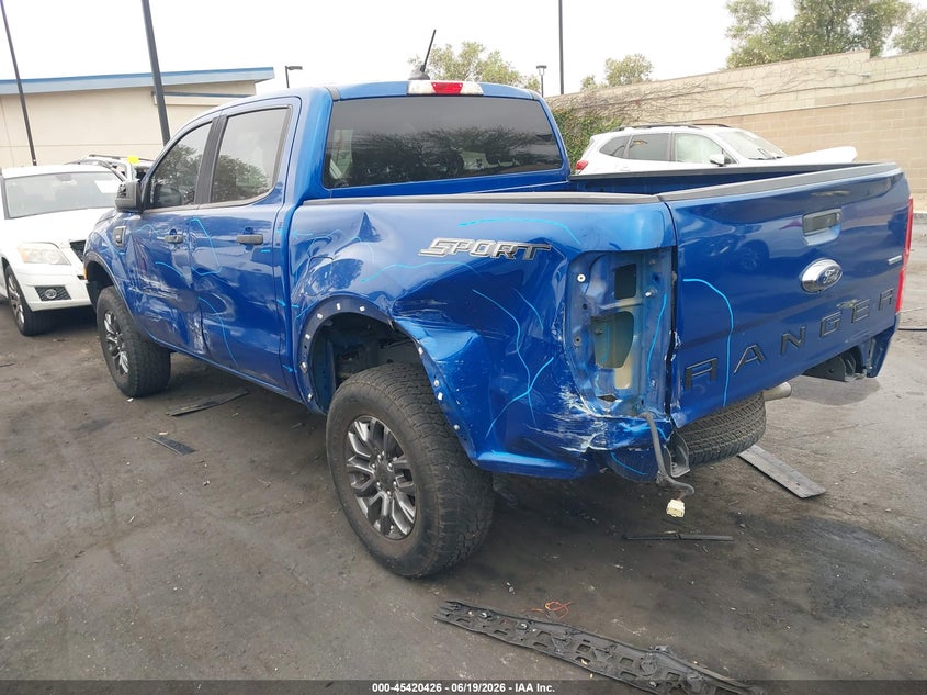 2020 Ford Ranger VIN 1FTER4EH2LLA59037 IAAI salvage auction — LEFT SIDE, Salvage Title, sold $6,700 on 2026-07-26 (photo 3)