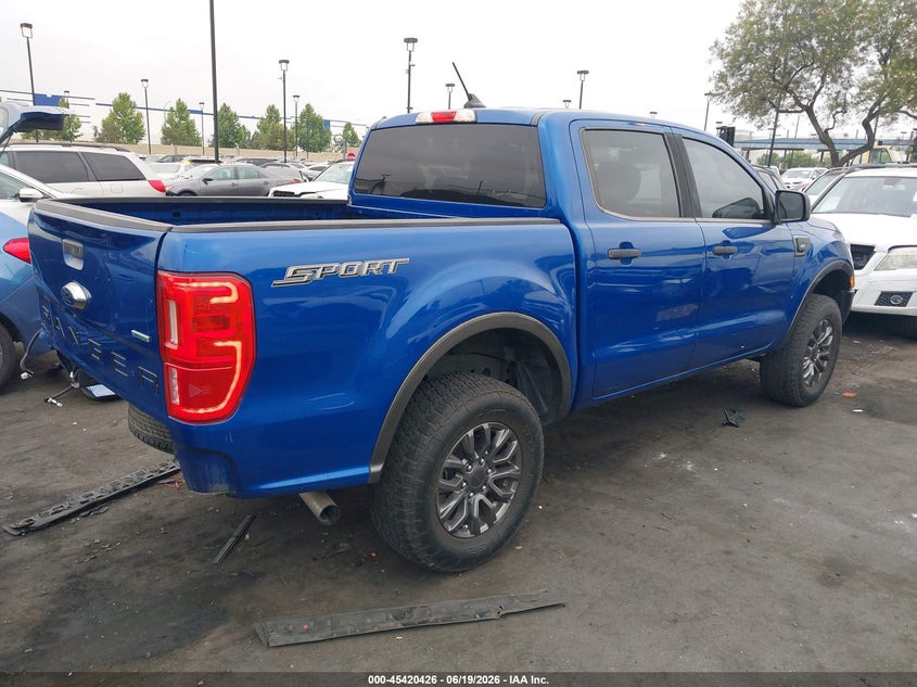 2020 Ford Ranger VIN 1FTER4EH2LLA59037 IAAI salvage auction — LEFT SIDE, Salvage Title, sold $6,700 on 2026-07-26 (photo 4)