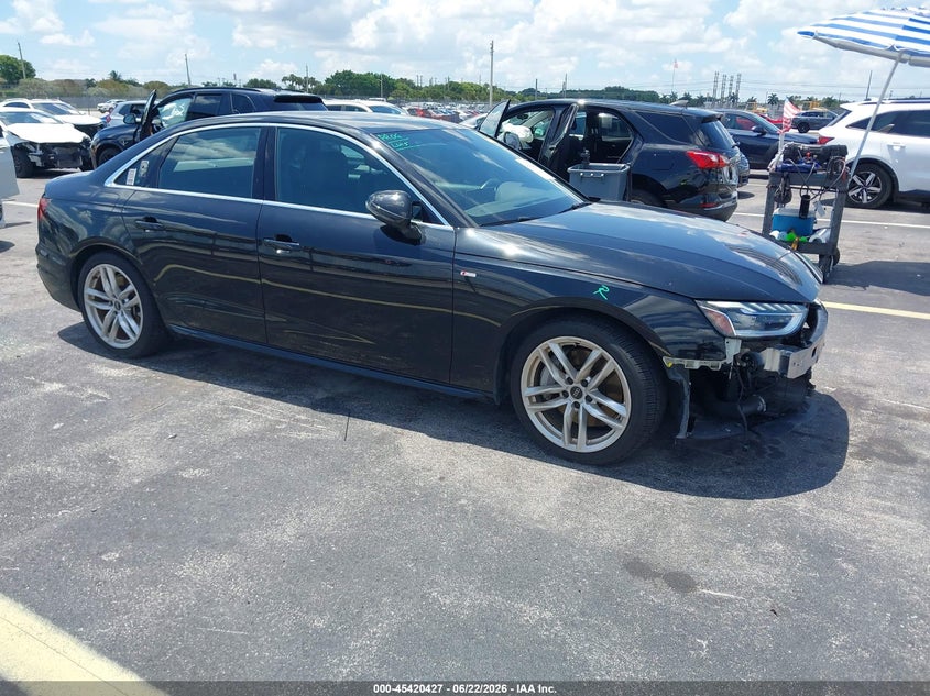 2023 Audi A4 VIN WAUDAAF4XPN021169 — IAAI salvage auction photo