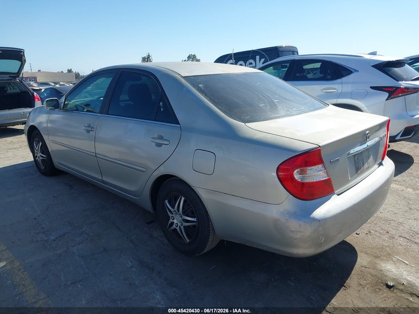 2003 Toyota Camry VIN JTDBE32K330226502 IAAI salvage auction — UNKNOWN, Salvage Title - Dealer (California), sold $600 on 2026-07-22 (photo 3)
