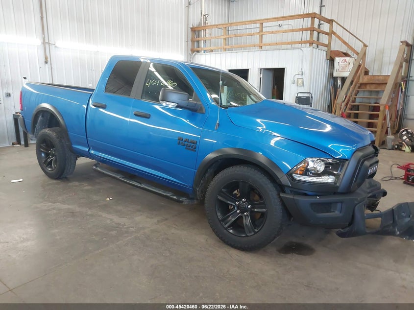 2021 Ram 1500 VIN 1C6RR7GG5MS523556 IAAI salvage auction — FRONT END, Salvage Title, sold $925 on 2026-09-07 (photo 1)