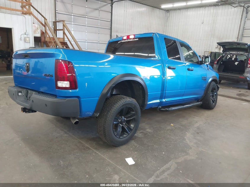 2021 Ram 1500 VIN 1C6RR7GG5MS523556 IAAI salvage auction — FRONT END, Salvage Title, sold $925 on 2026-09-07 (photo 4)