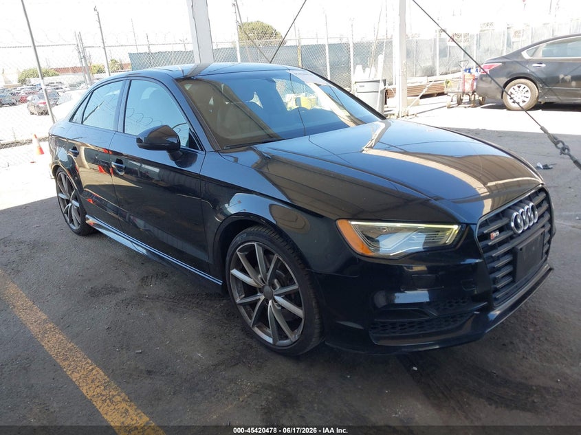2016 Audi S3 VIN WAUB1GFF3G1038074 IAAI salvage auction — REAR END, Salvage (California), sold $4,600 on 2026-07-16 (photo 1)