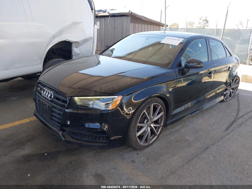 2016 Audi S3 VIN WAUB1GFF3G1038074 IAAI salvage auction — REAR END, Salvage (California), sold $4,600 on 2026-07-16 (photo 2)