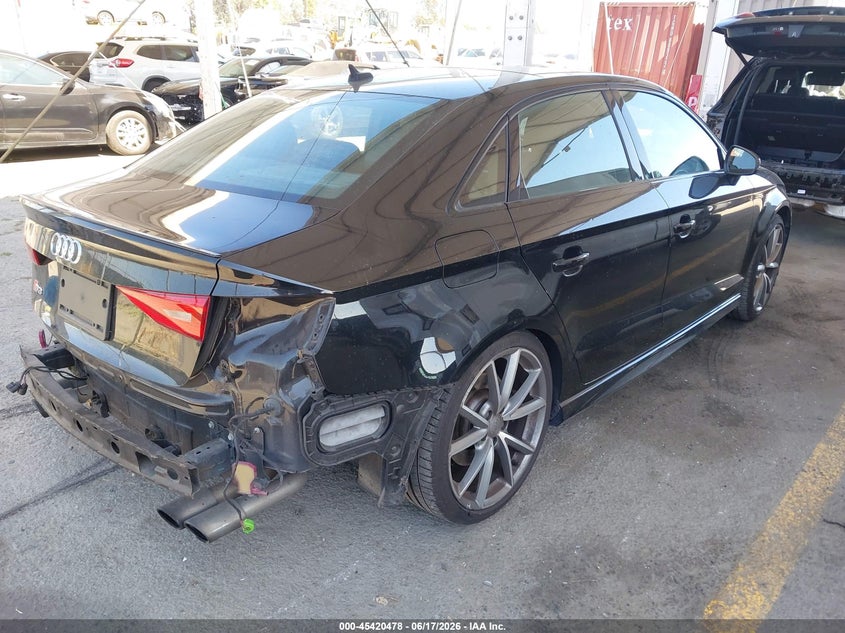 2016 Audi S3 VIN WAUB1GFF3G1038074 IAAI salvage auction — REAR END, Salvage (California), sold $4,600 on 2026-07-16 (photo 4)