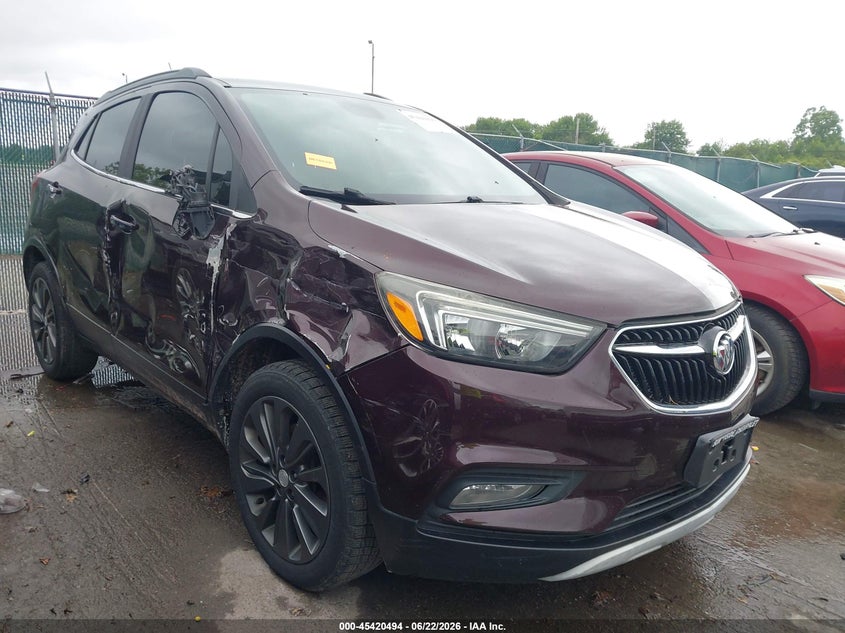 2017 Buick Encore VIN KL4CJFSB2HB097028 IAAI salvage auction — SIDE, Salvage Title, sold $1,400 on 2026-07-28 (photo 1)