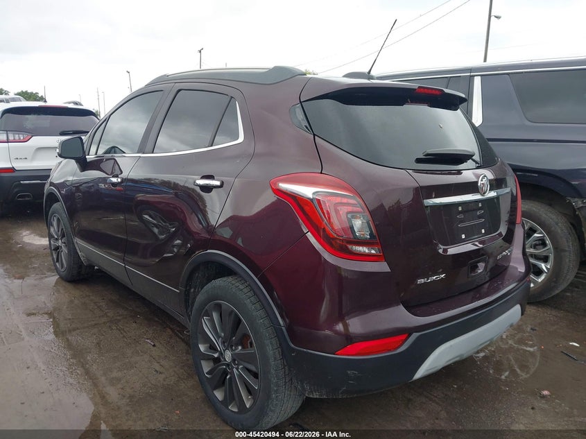 2017 Buick Encore VIN KL4CJFSB2HB097028 IAAI salvage auction — SIDE, Salvage Title, sold $1,400 on 2026-07-28 (photo 3)