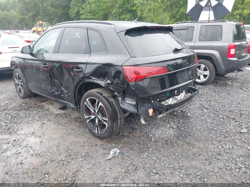 2025 Audi Q5 VIN WA1EAAFY6S2025203 IAAI salvage auction — REAR END, Salvage Title, sold $12,800 on 2026-07-31 (photo 3)