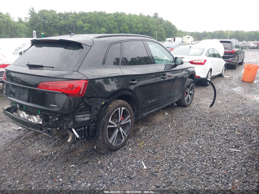 2025 Audi Q5 VIN WA1EAAFY6S2025203 IAAI salvage auction — REAR END, Salvage Title, sold $12,800 on 2026-07-31 (photo 4)