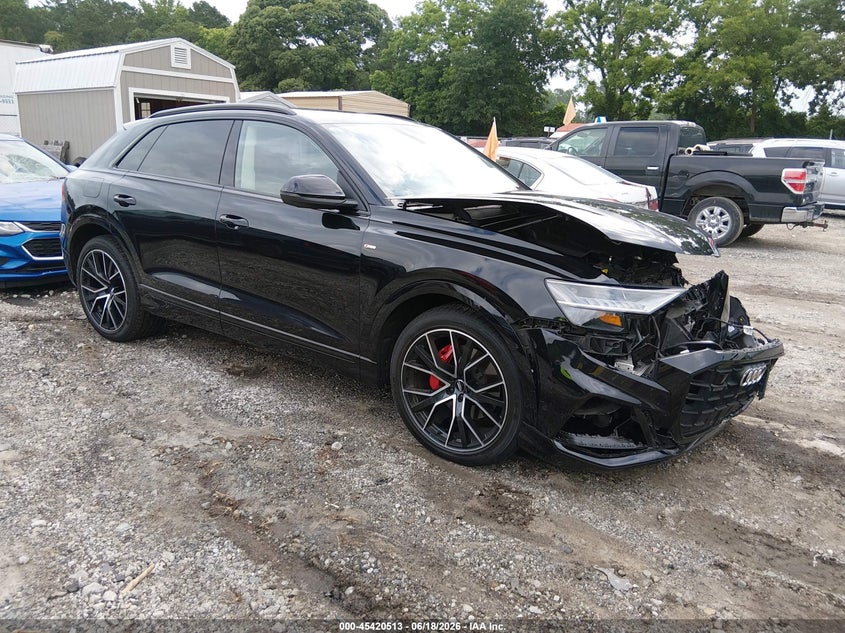 2020 Audi Q8 VIN WA1FVAF12LD027127 — IAAI salvage auction photo