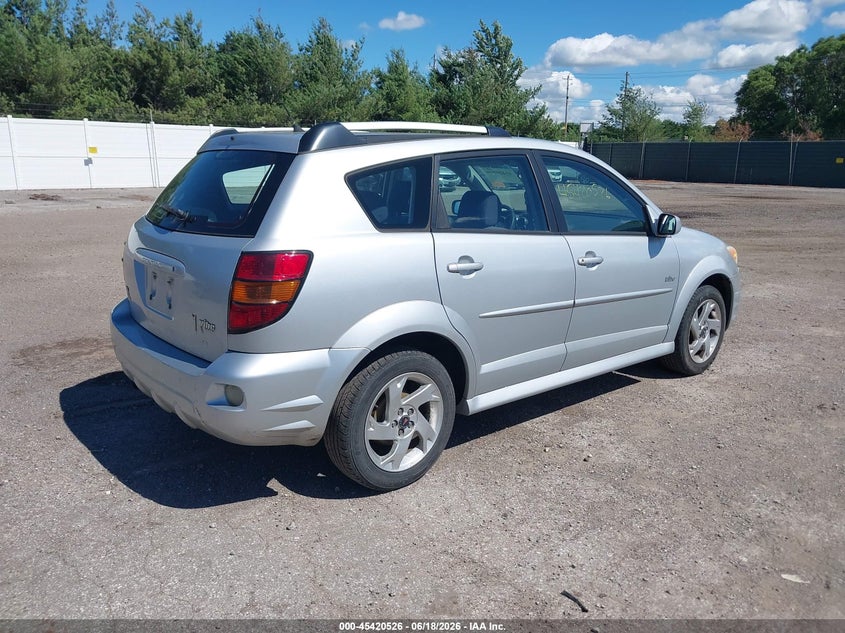 2006 Pontiac Vibe VIN 5Y2SM67836Z422537 IAAI salvage auction — FRONT END, Clear (Indiana), sold $750 on 2026-08-02 (photo 4)