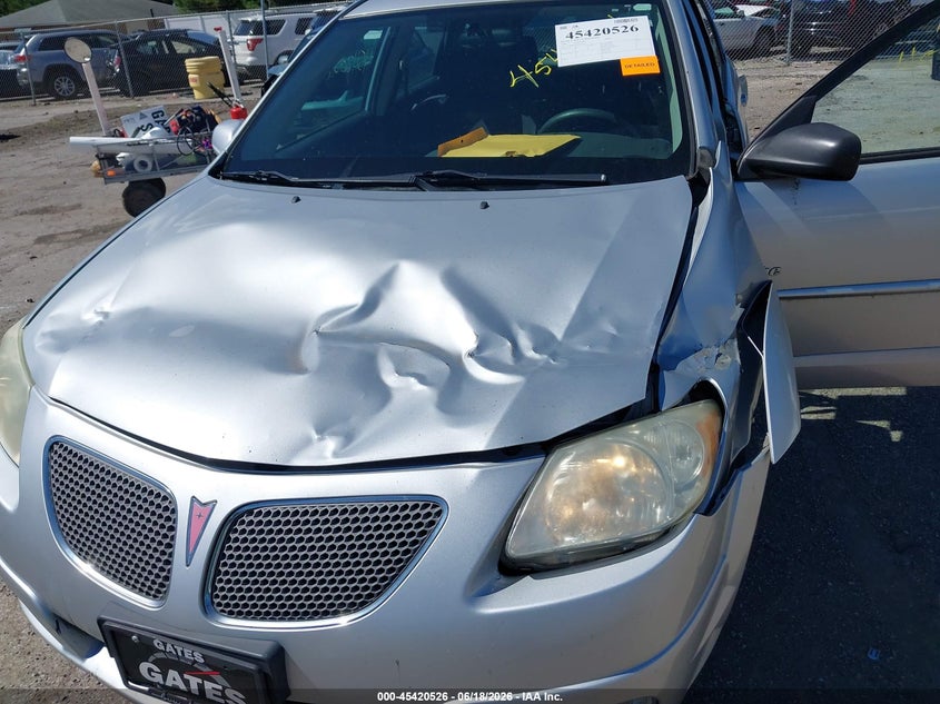 2006 Pontiac Vibe VIN 5Y2SM67836Z422537 IAAI salvage auction — FRONT END, Clear (Indiana), sold $750 on 2026-08-02 (photo 6)