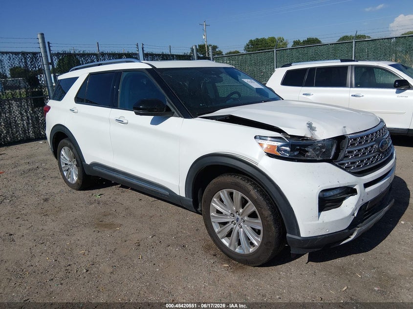 2022 Ford Explorer VIN 1FMSK8FH8NGA16259 — IAAI salvage auction photo