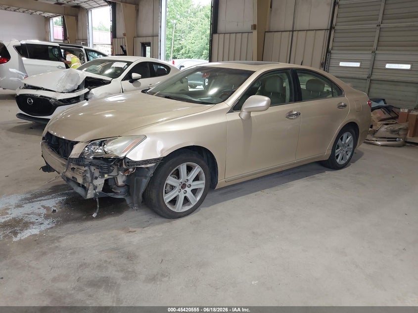 2007 Lexus Es 350 VIN JTHBJ46G072073898 IAAI salvage auction — FRONT END, Salvage (North Carolina), sold $1,475 on 2026-07-30 (photo 2)