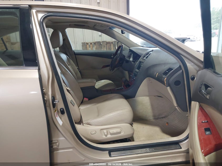 2007 Lexus Es 350 VIN JTHBJ46G072073898 IAAI salvage auction — FRONT END, Salvage (North Carolina), sold $1,475 on 2026-07-30 (photo 5)